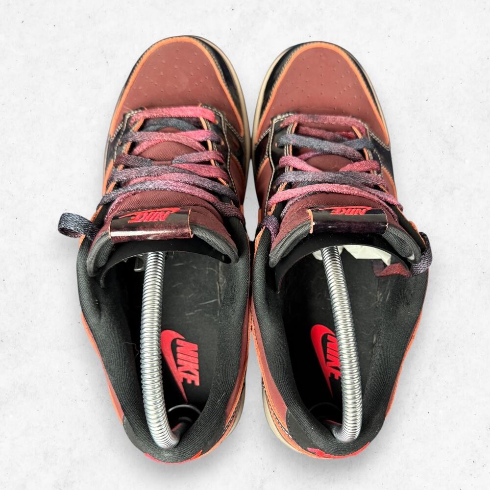 Nike Dunk Low Retro SE Red Panda Dark Team Red Men's 10.5 HQ1965-600 - Picture 7 of 10